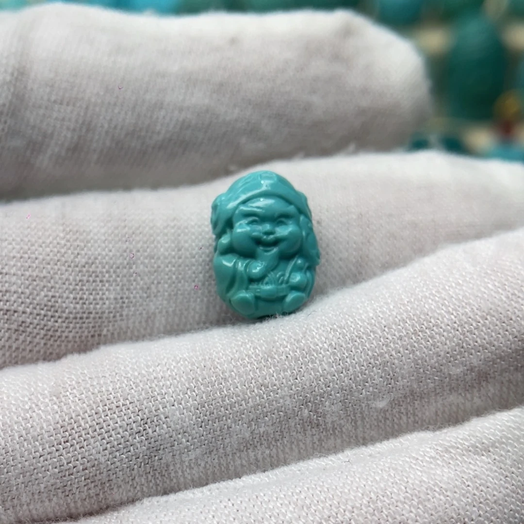 绿松石未镶嵌颈饰卡10-14-7.5