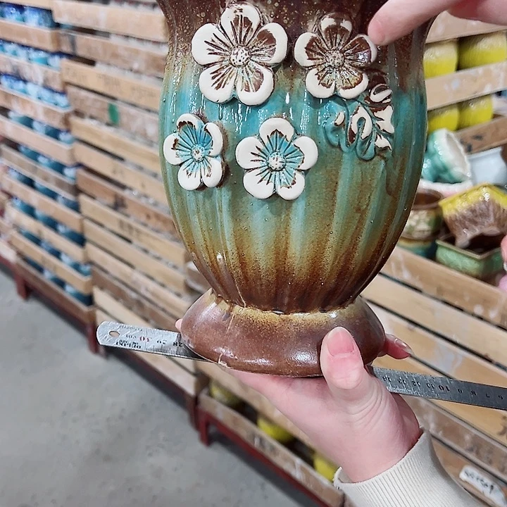 有孔，凑单福利满10元发货陶瓷多肉花盆！