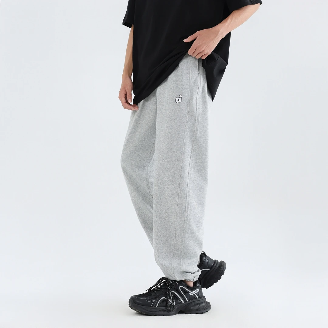 夏季薄款卫裤青少年时尚潮流简约百搭休闲裤小脚口宽松夏款薄卫裤