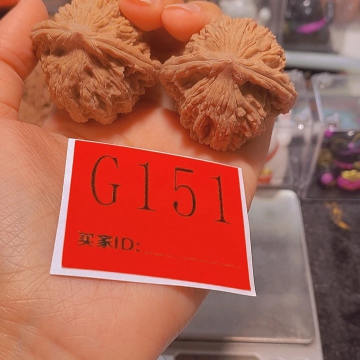 吊坠文玩核桃虎头43