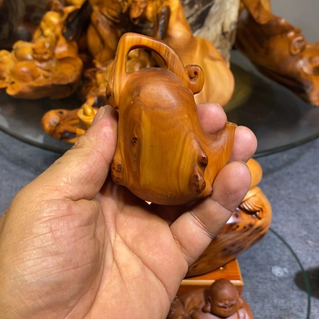 柏木（崖柏）木雕工艺品摆件家居根雕装饰
