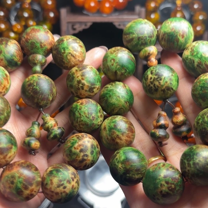 兵***琥珀木水墨丹青 水磨砂 精品精工