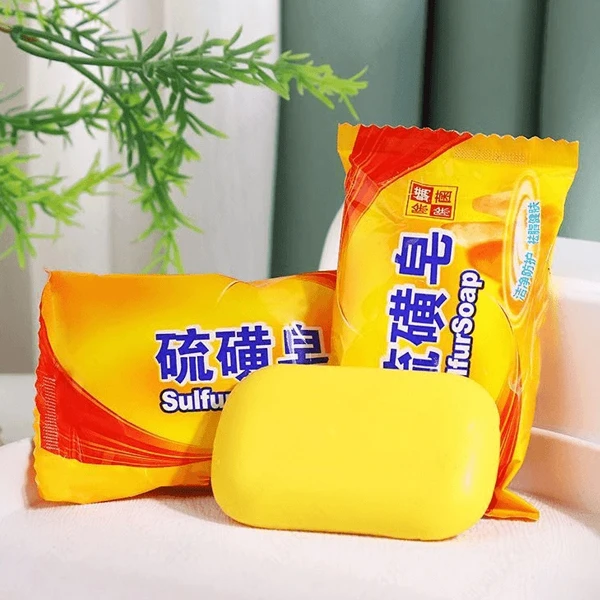 硫磺皂洁面控油除螨硫磺香皂洗头家用止痒深层浴香润肤抑菌防护