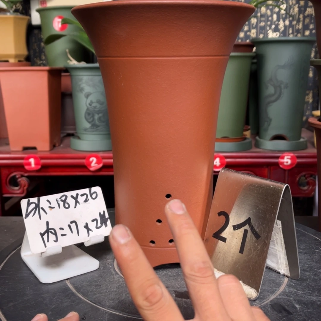 紫砂花盆紫砂花盆
