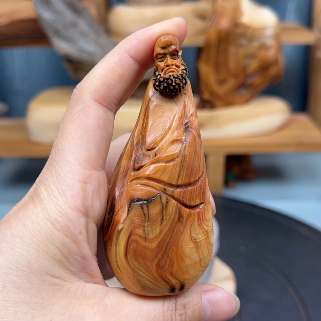 木玙*崖柏木摆件手把件，