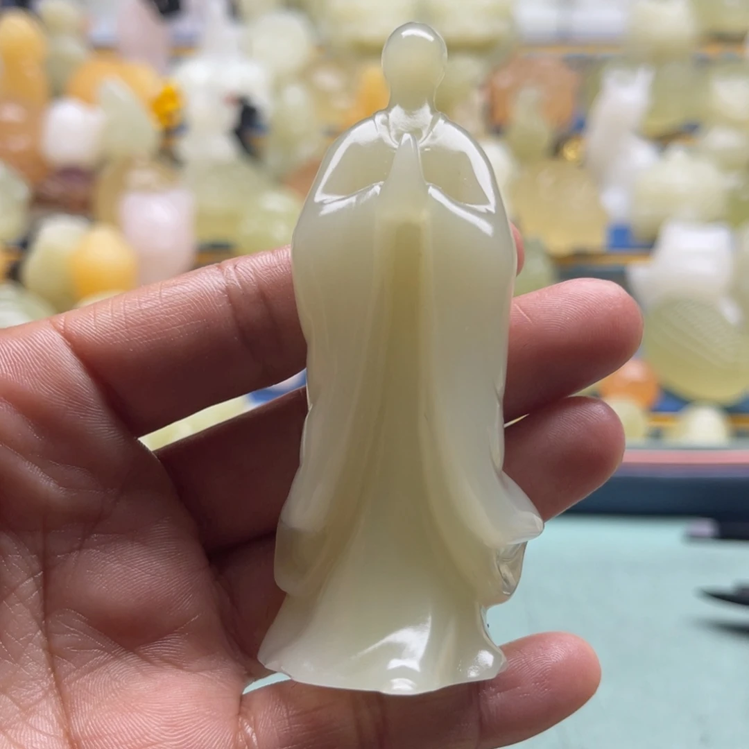 游***间玉天然桌面小摆件