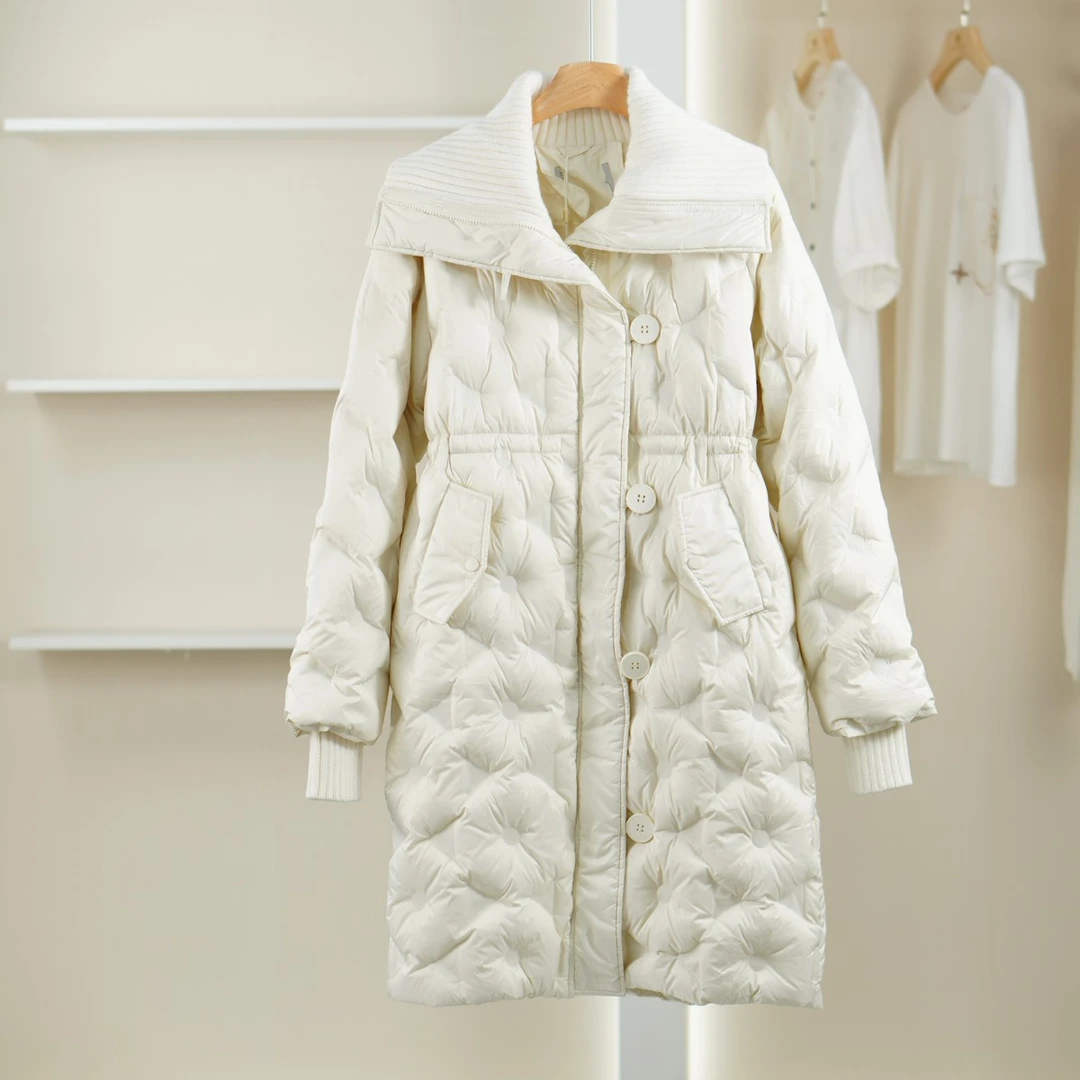 【麦笛•品牌新款】5081174 长款翻领羽绒服冬季女装商场专柜正品