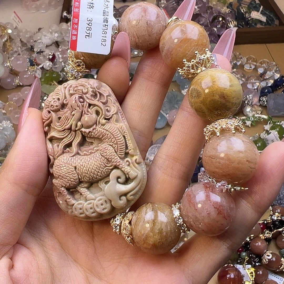 k****水晶手串合金水晶