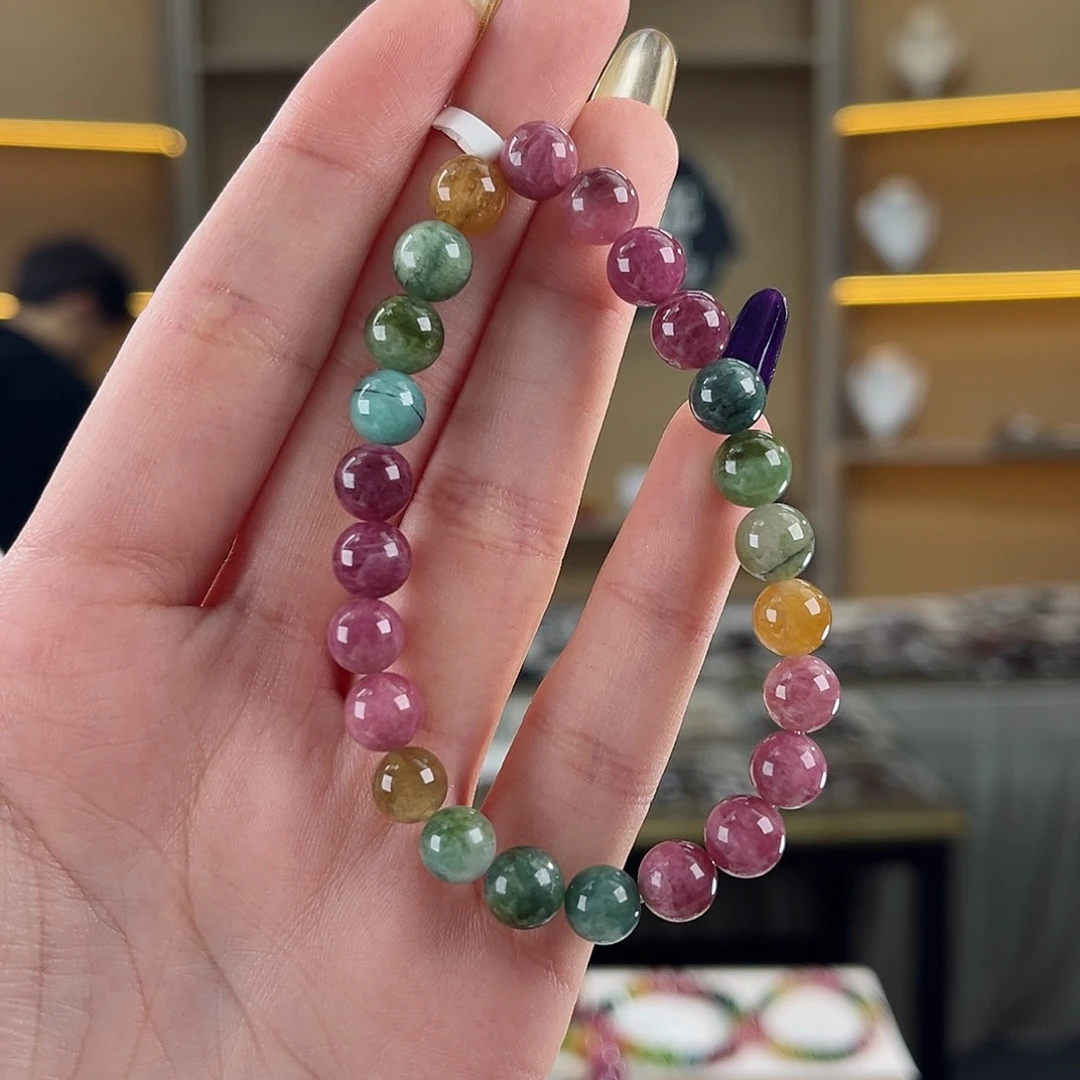 碧玺碧玺7mm（多样性发一件未镶嵌