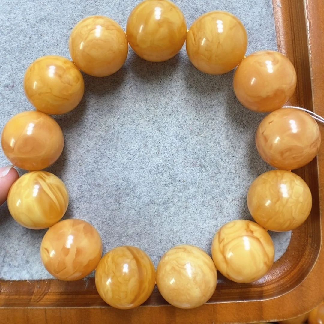 蜜蜡手串未镶嵌蜜蜡手串