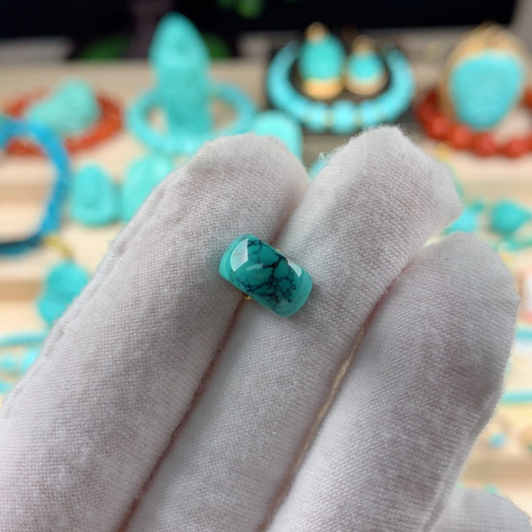 绿松石直切卡10.5未镶嵌