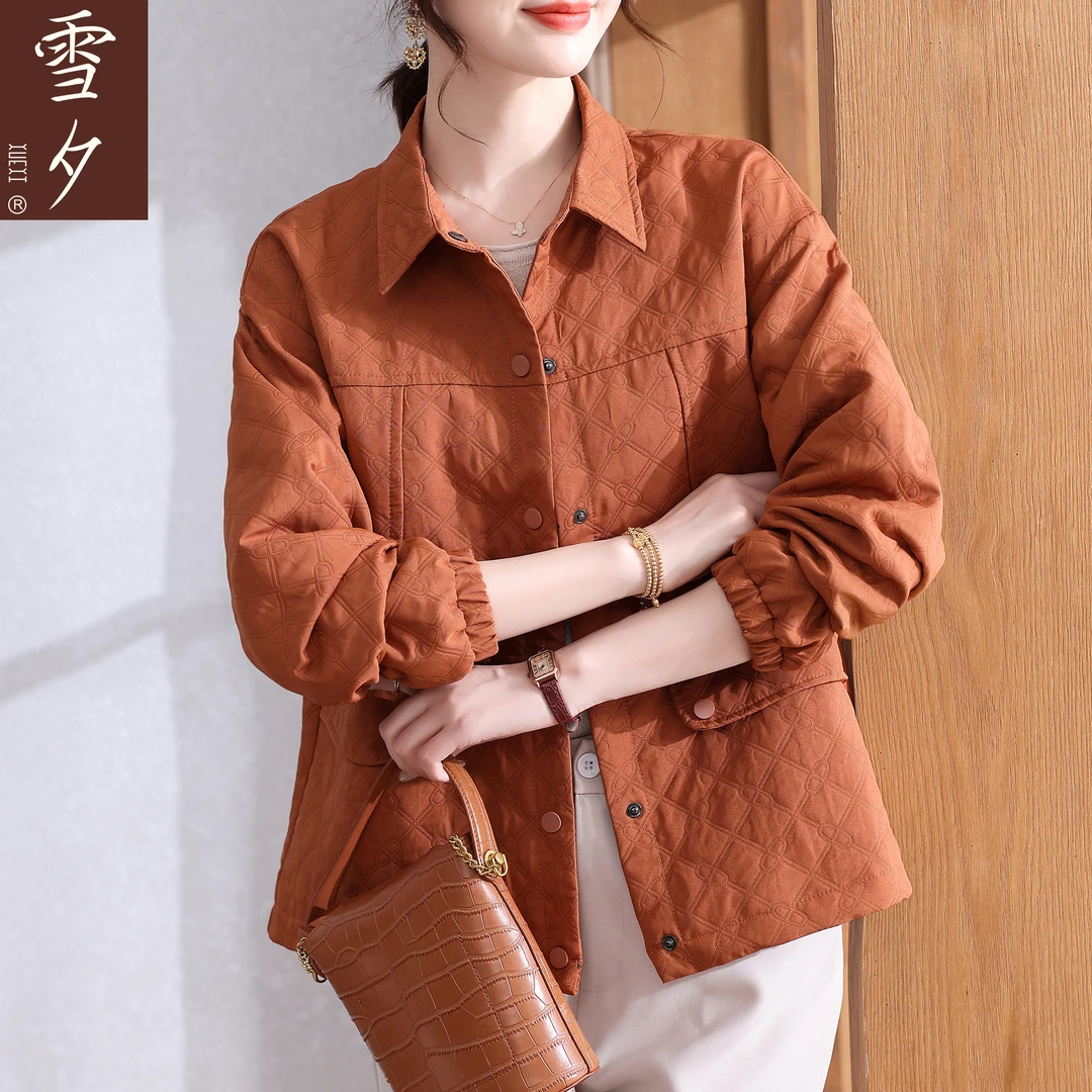 妈妈秋装风衣外套2025新款今年流行的中老年女装早秋薄款休闲上衣