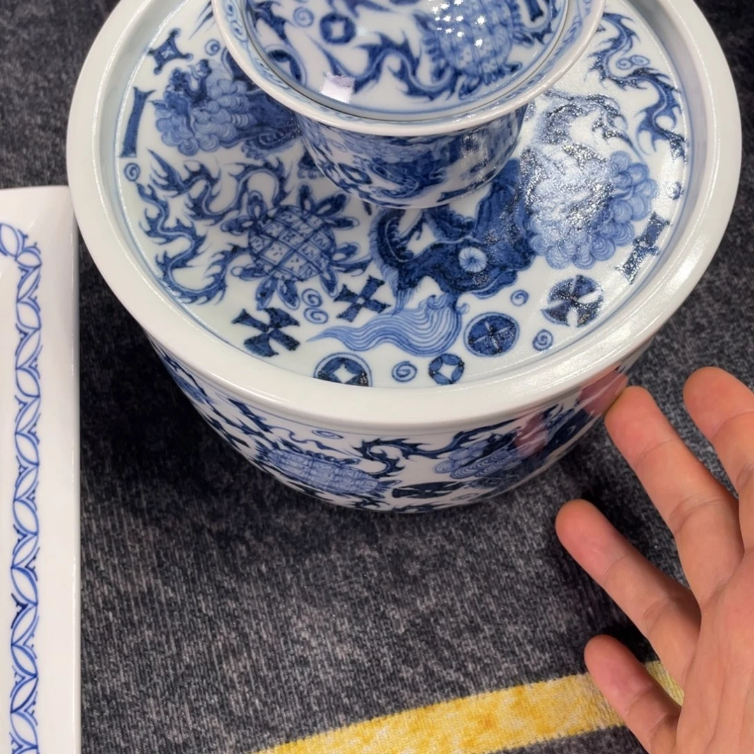梧***雨景德镇陶瓷手工手绘