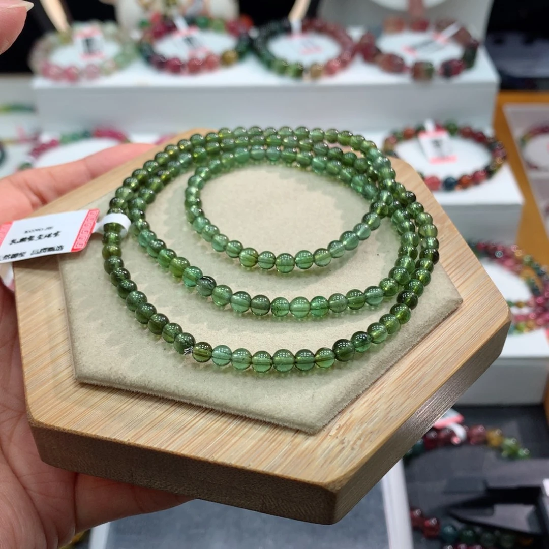 乌***珠手链未镶嵌碧玺