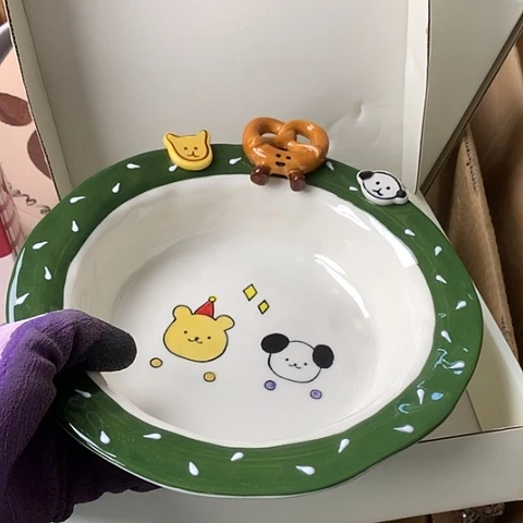 盘陶瓷制品满25拼单发货默认微瑕
