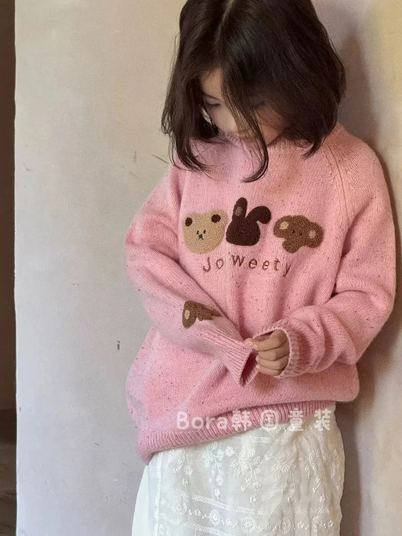 秋冬儿童直播间2号多价格链接中大童毛线衣加厚韩版洋气