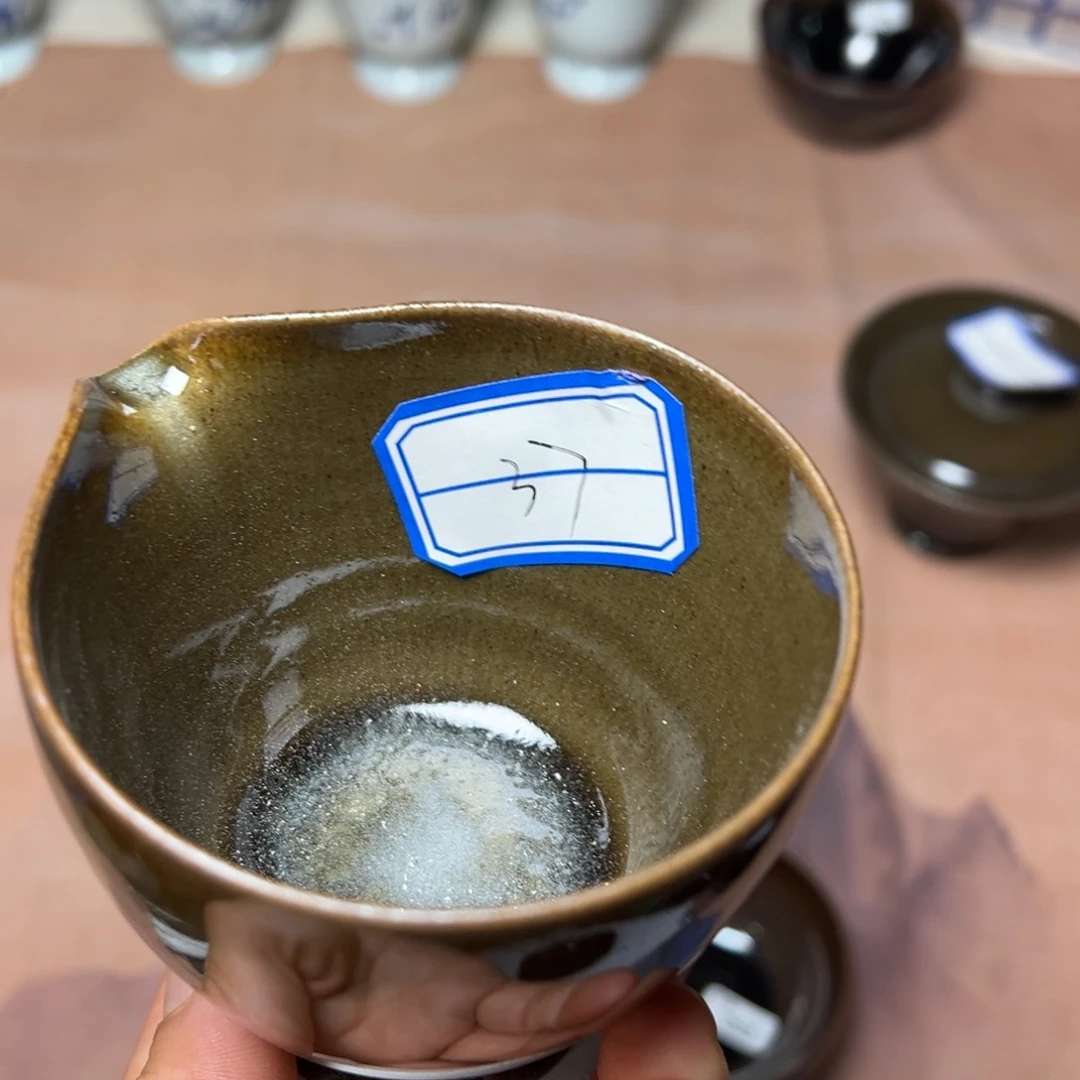 茶盏荒*青钰龙窑茶具微瑕37