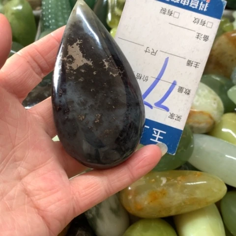 蛇纹石玉未镶嵌手把件