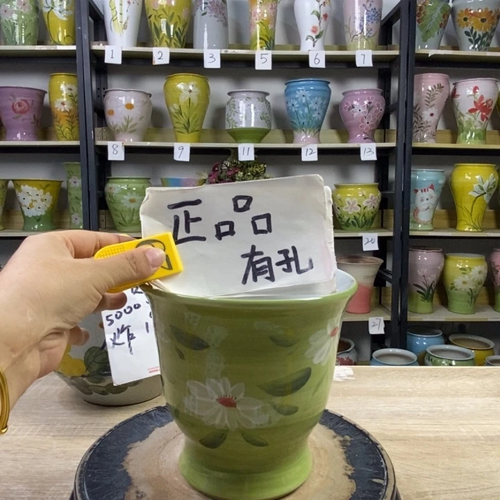 景德镇高温陶瓷花盆