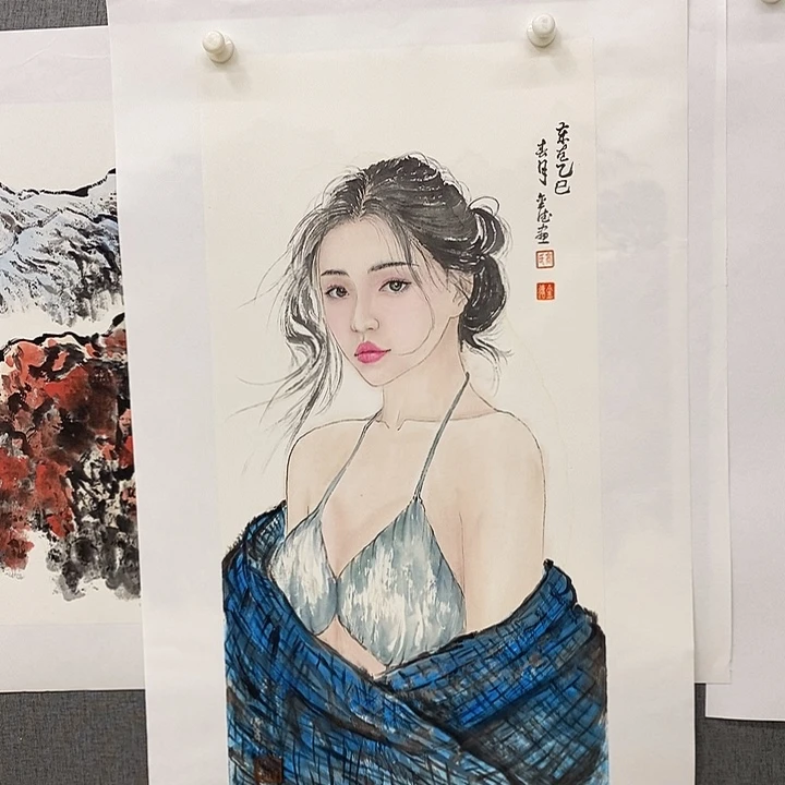 执***生国画手写手绘作品168