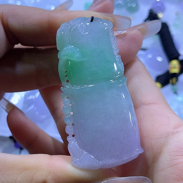 颈饰未镶嵌翡翠天然翡翠A货吊坠