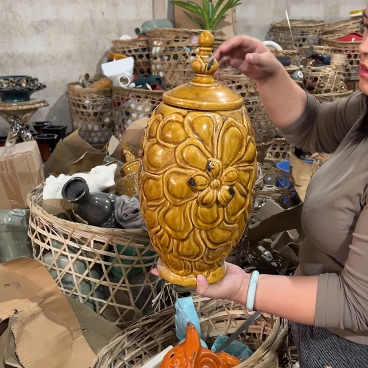 瓶高度45厘米口径11厘米微瑕捡漏