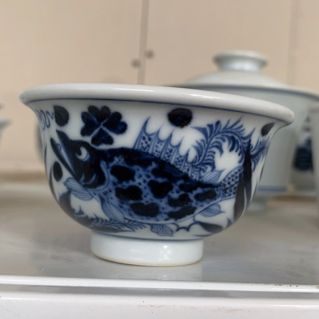 景德镇手工手绘陶瓷 50cc