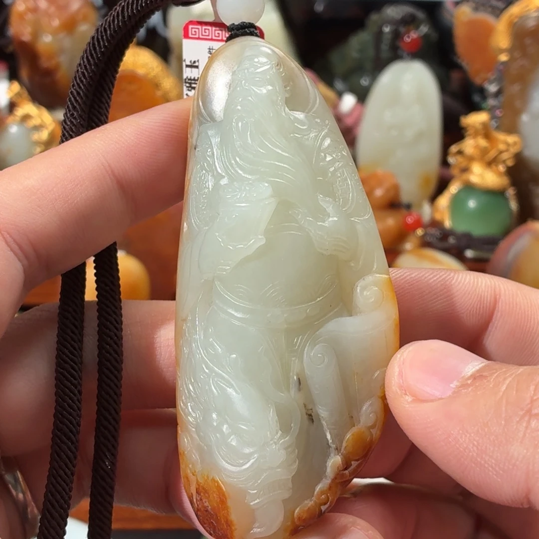 和田玉（子料）未镶嵌挂件101g