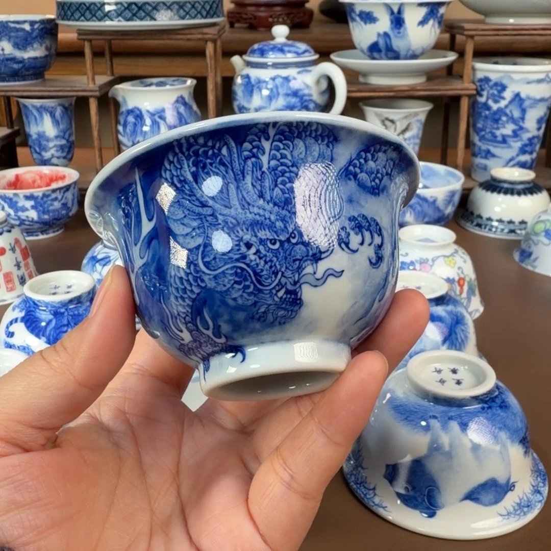 大***图景德镇陶瓷手工手绘