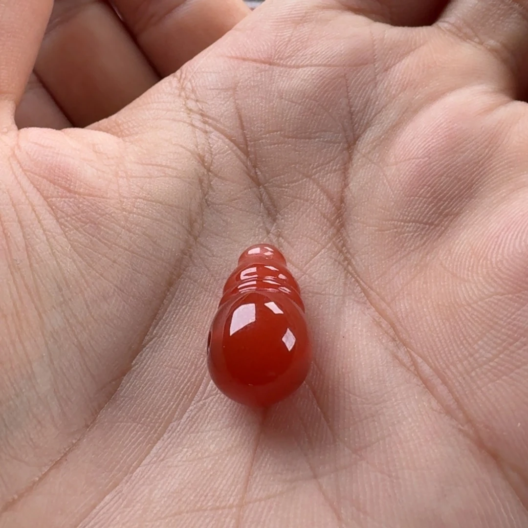 南红玛瑙未镶嵌三通10.3*11.3