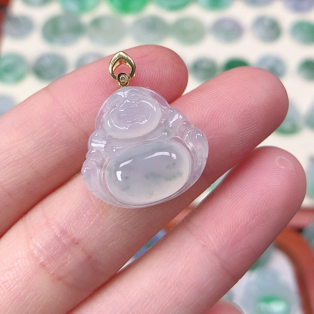 翡翠未镶嵌颈饰吊坠