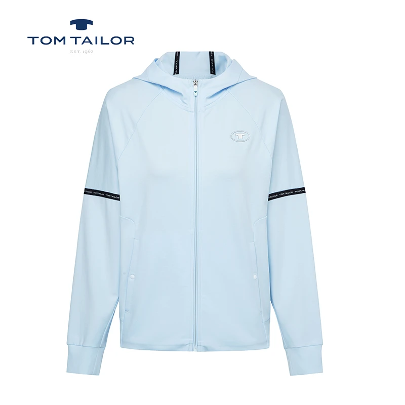 TOM TAILOR德国透气皮肤衣梭织外套运动夹克女夏季新款TTFHB242T