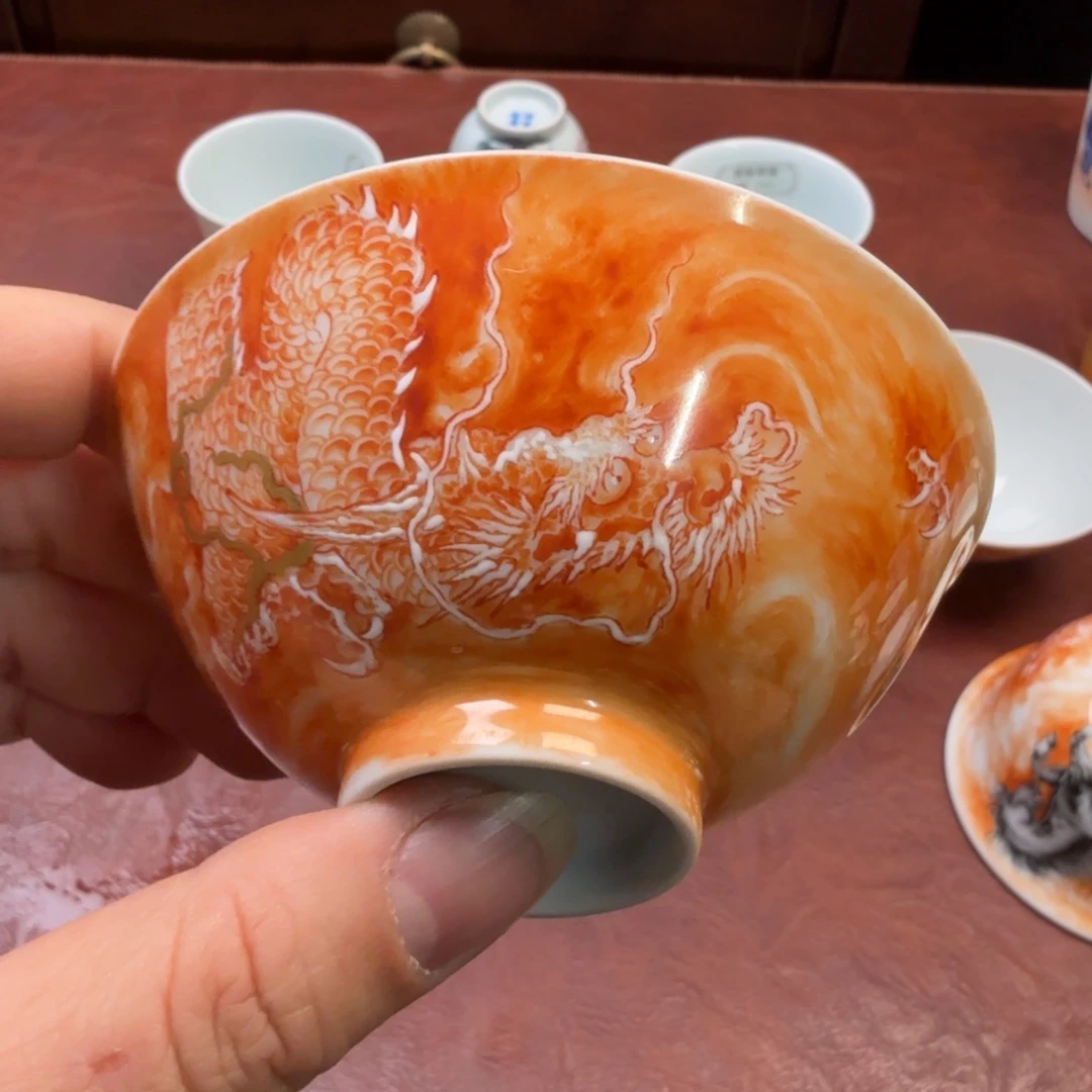 现代景德镇全手工全手绘茶器