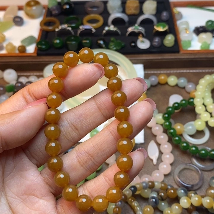 和田玉未镶嵌手链