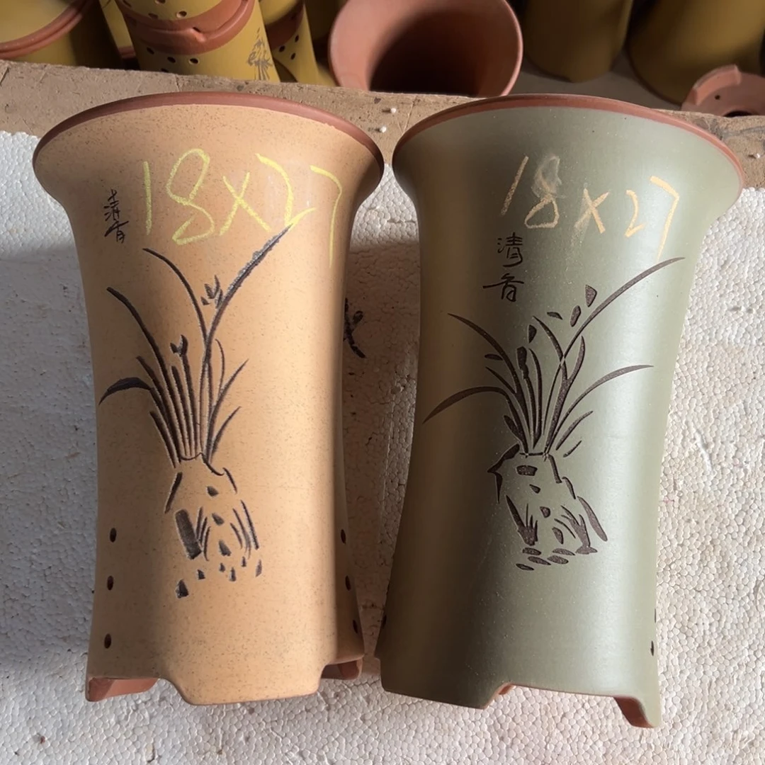 宜兴川阁紫砂花盆