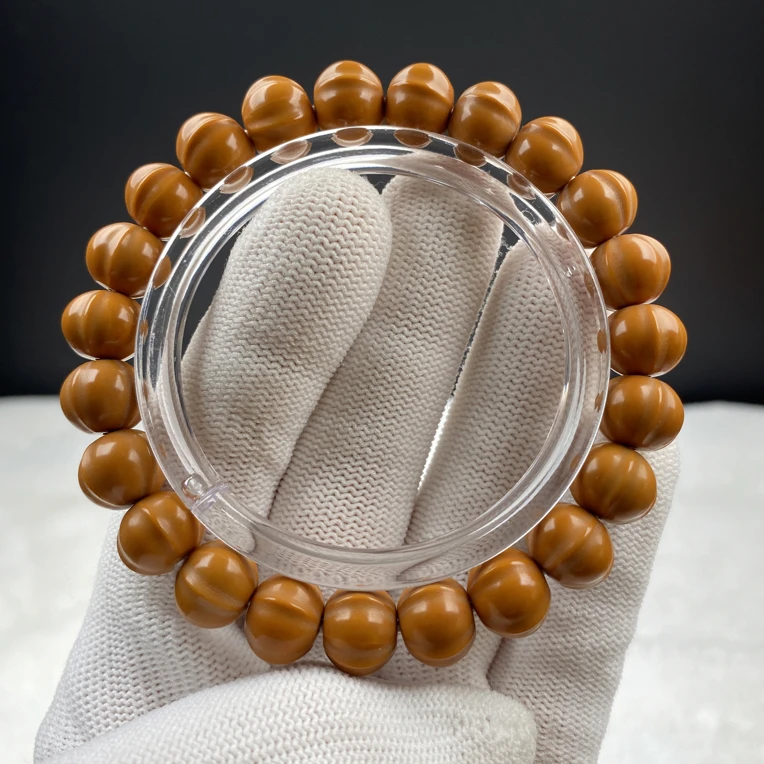 小凤仙料精工雕刻四花小鲨鱼精品高端猴头手串文玩