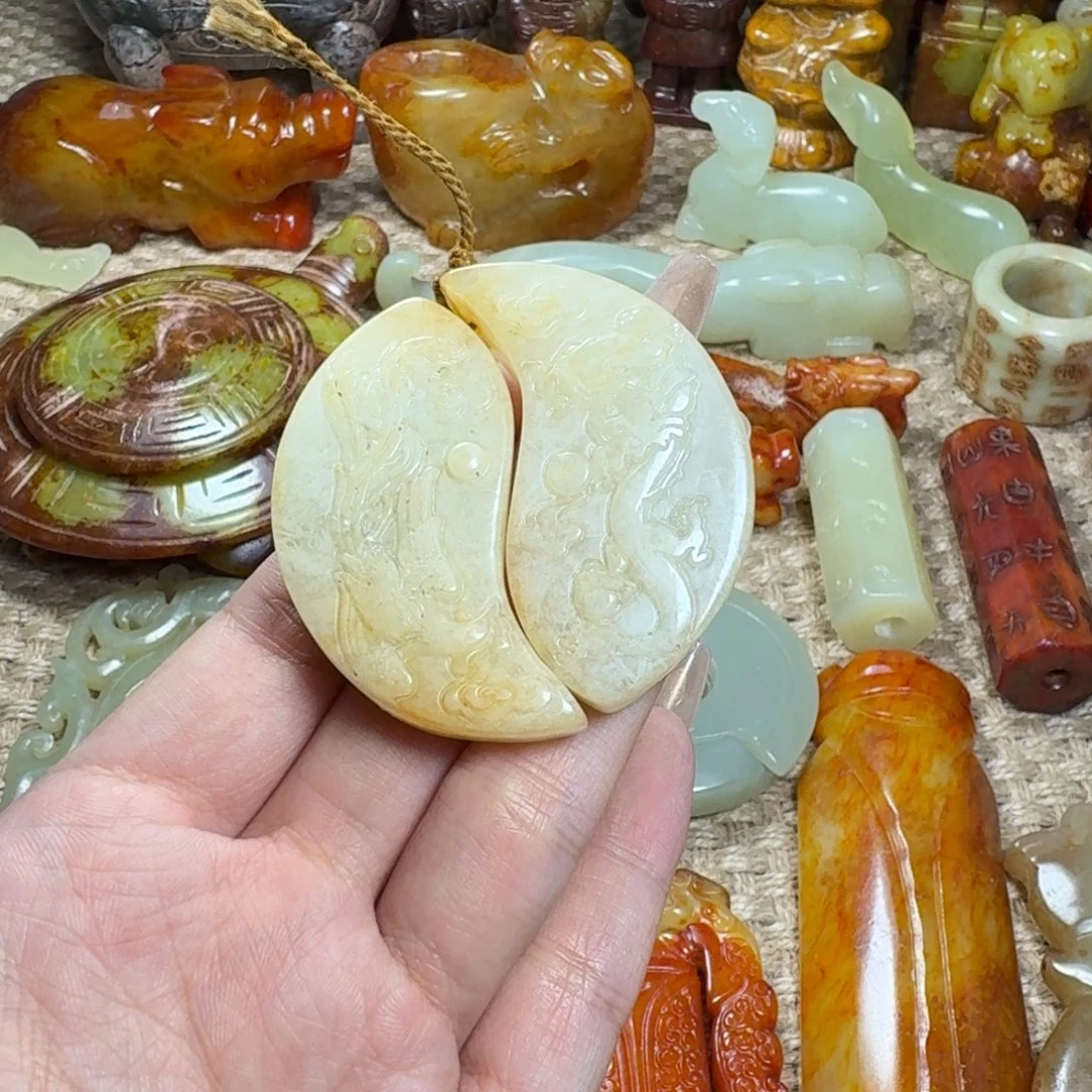 白玉菩提吊坠挂件
