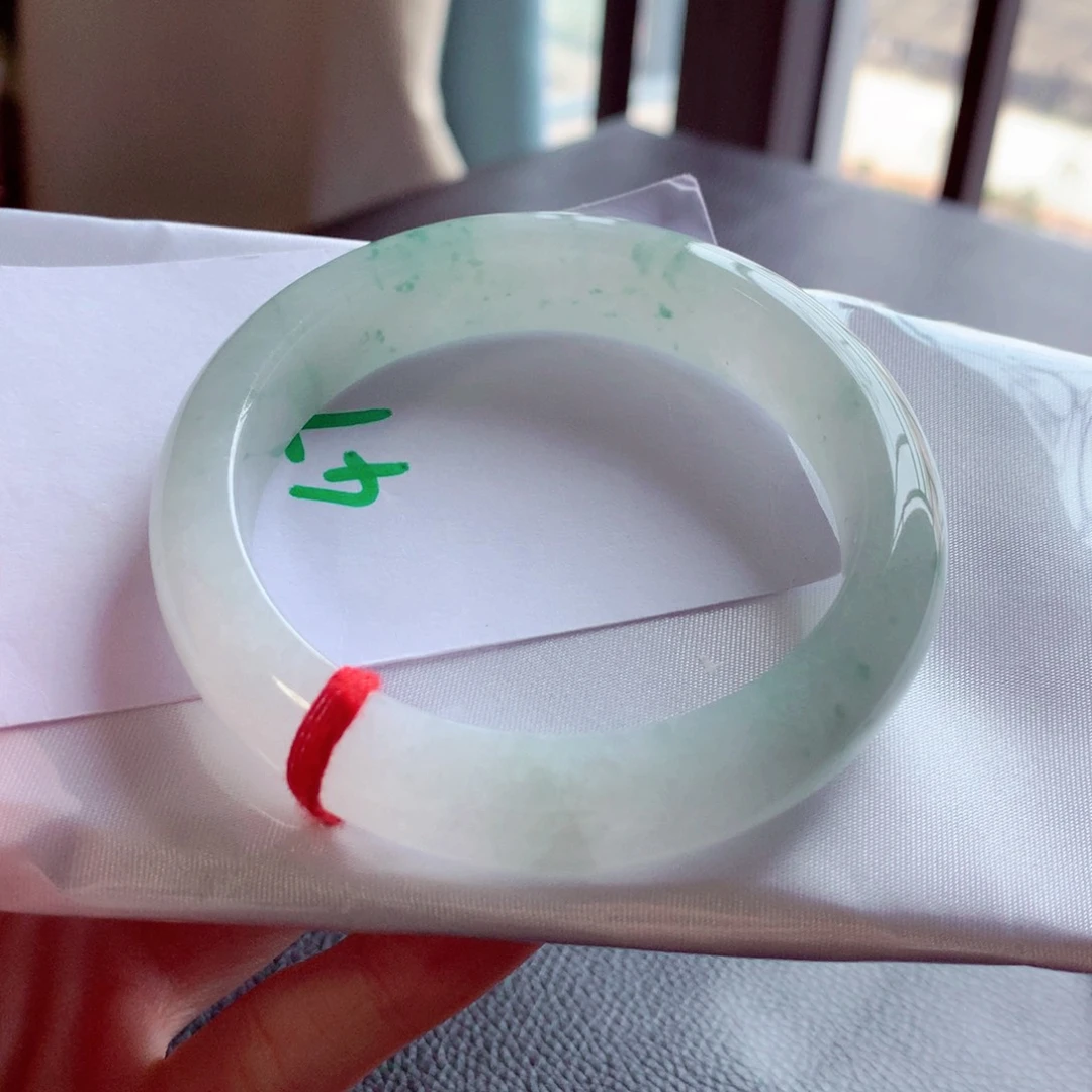 未镶嵌手镯翡翠天然缅甸翡翠A货手镯 47号