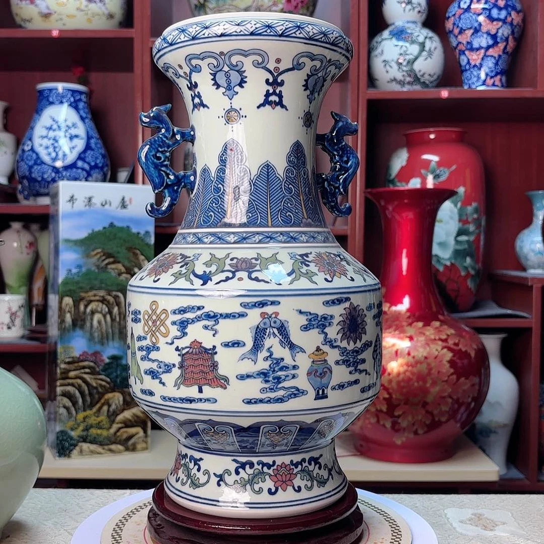 瓶高度38厘米宽22厘米