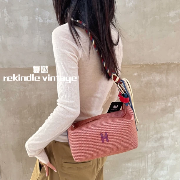 95新 Hermes/爱马仕 复燃精选/小号饭盒手提包