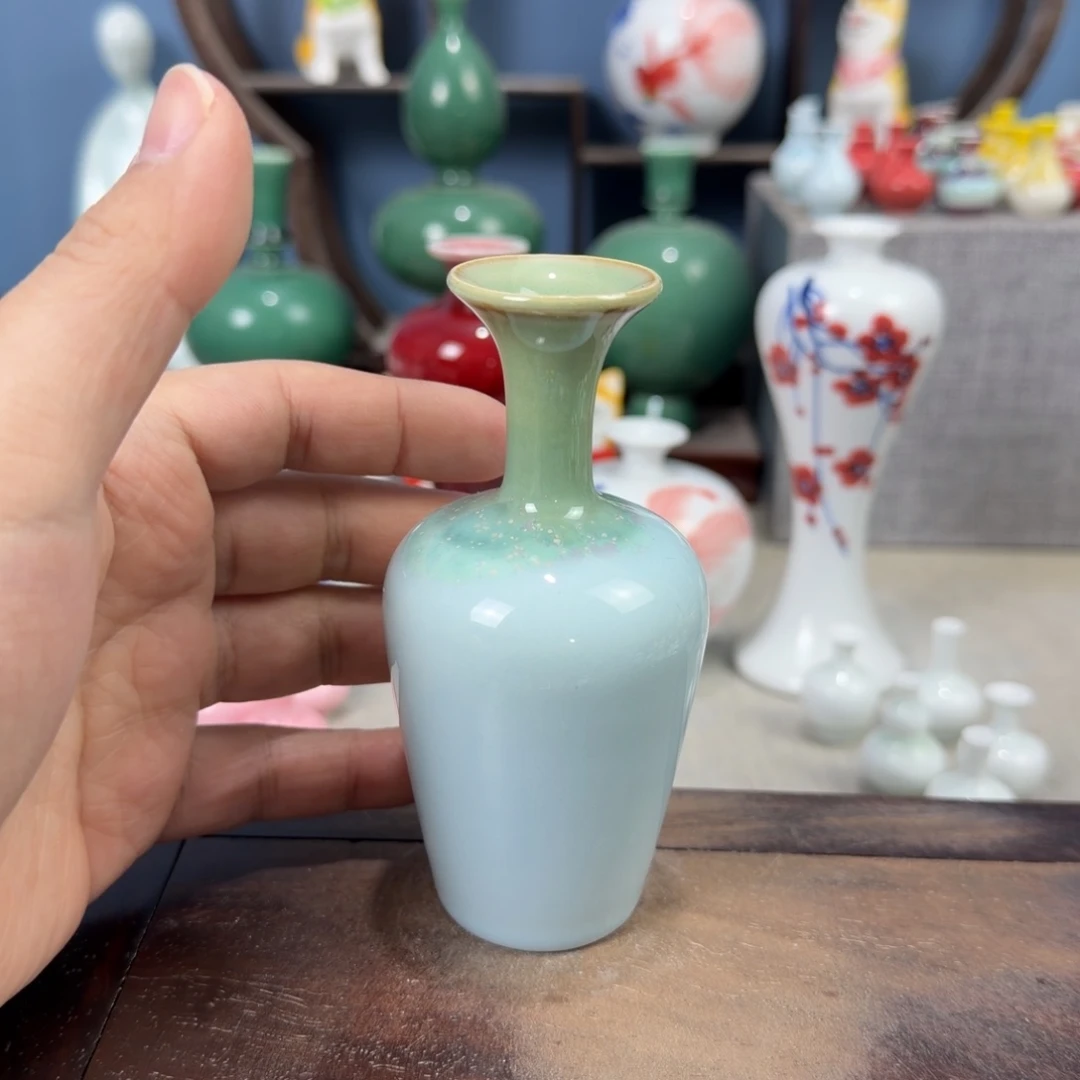 陶瓷手工小花器摆件