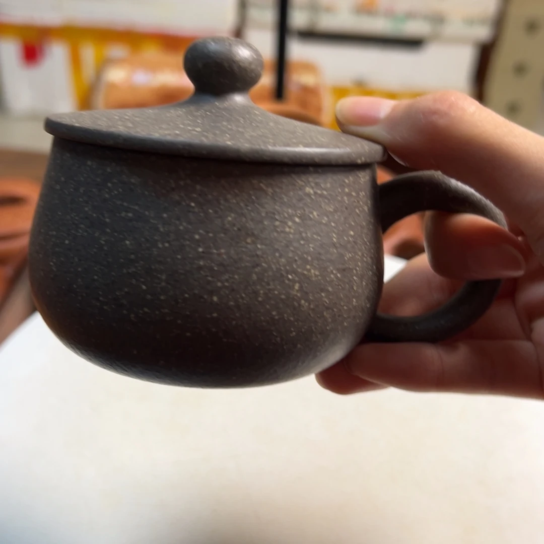 紫砂茶壶盖杯段泥200