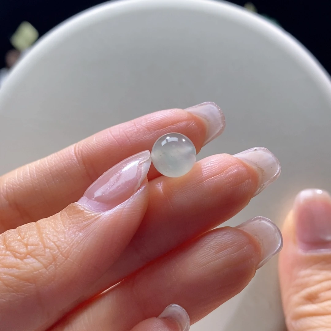 颈饰未镶嵌翡翠翡翠雪梨黄珠9mm