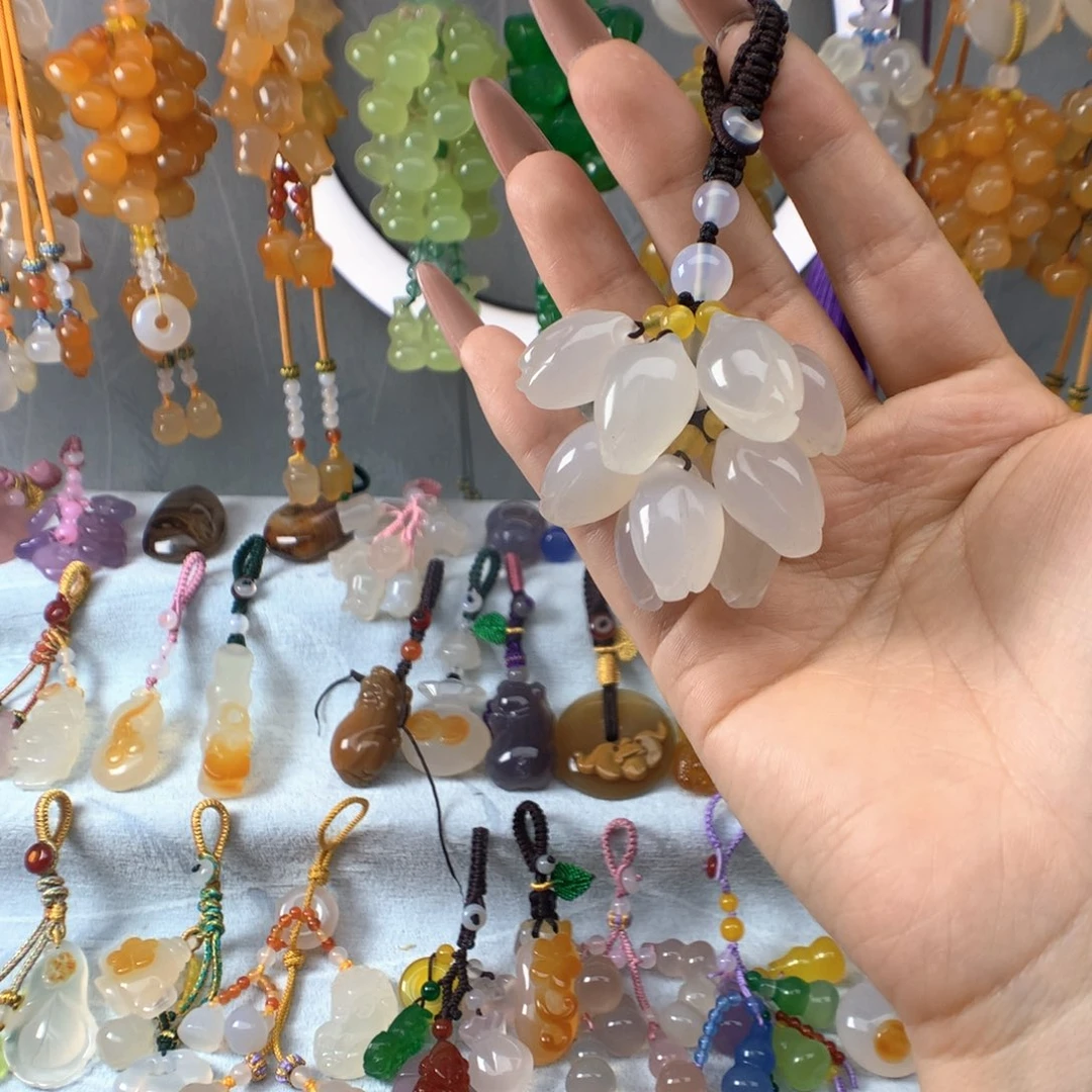 玛瑙/玉髓吊坠(不含链)未镶嵌