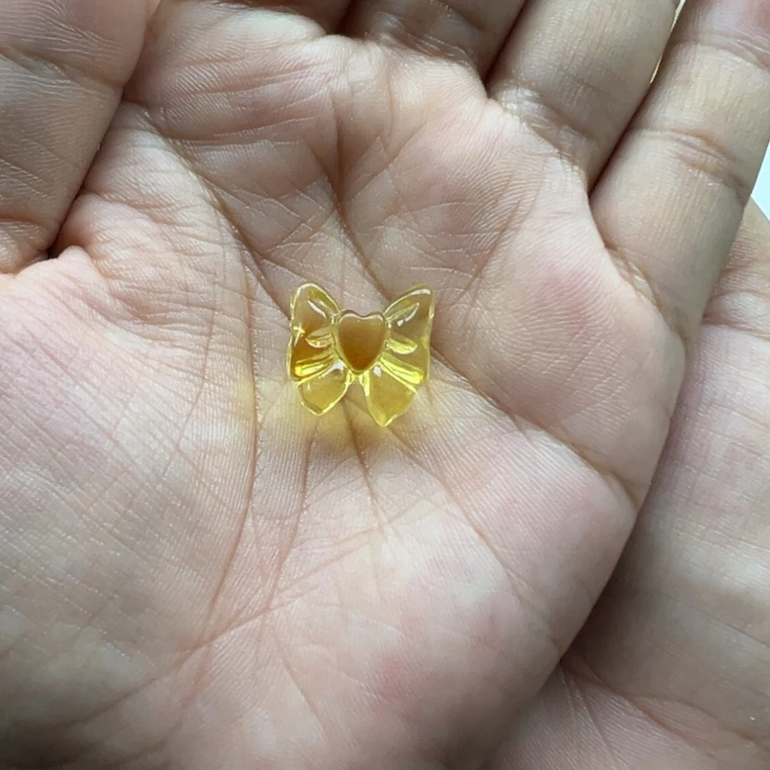 琥珀未镶嵌珠宝奇石打孔不退换