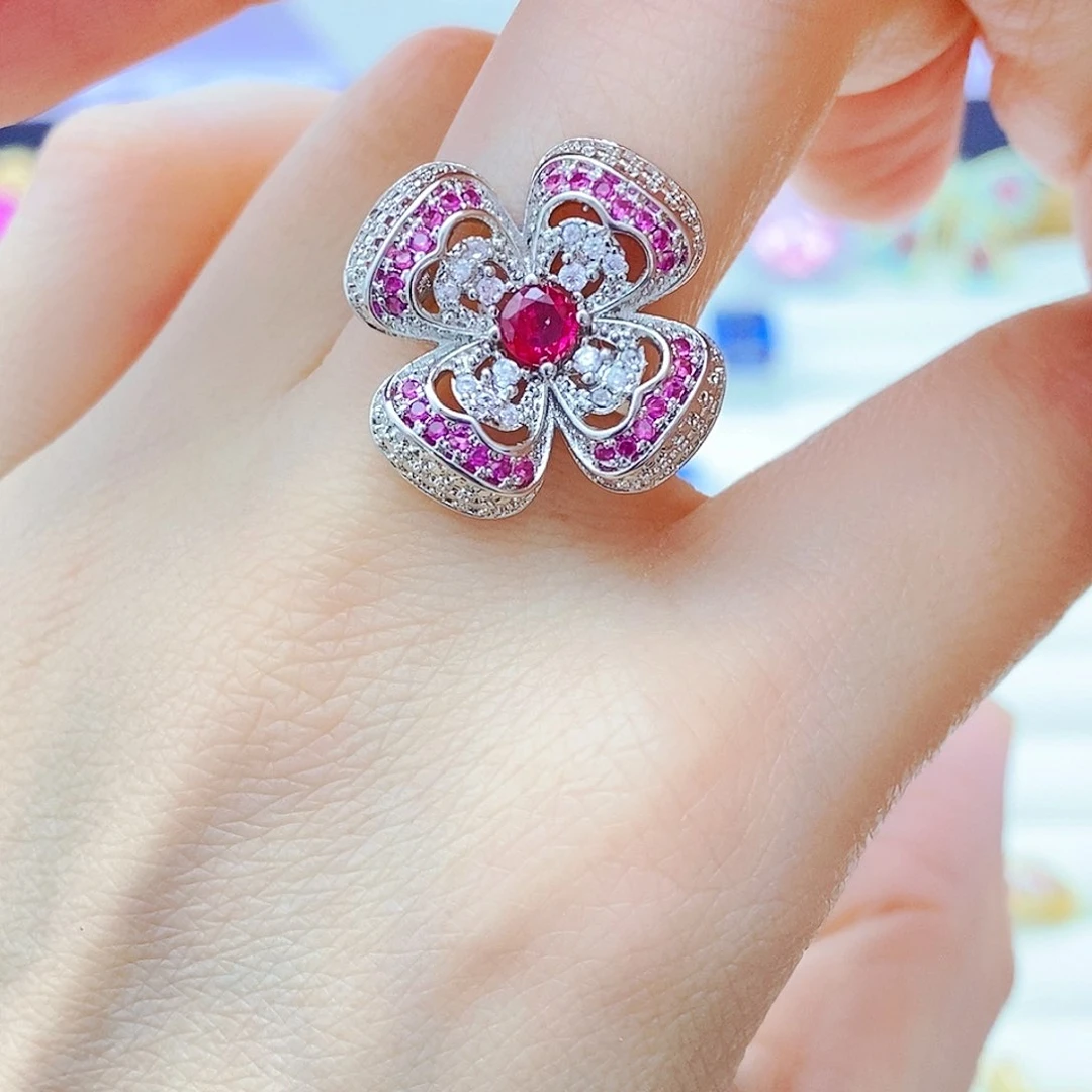 未镶嵌戒指红宝石