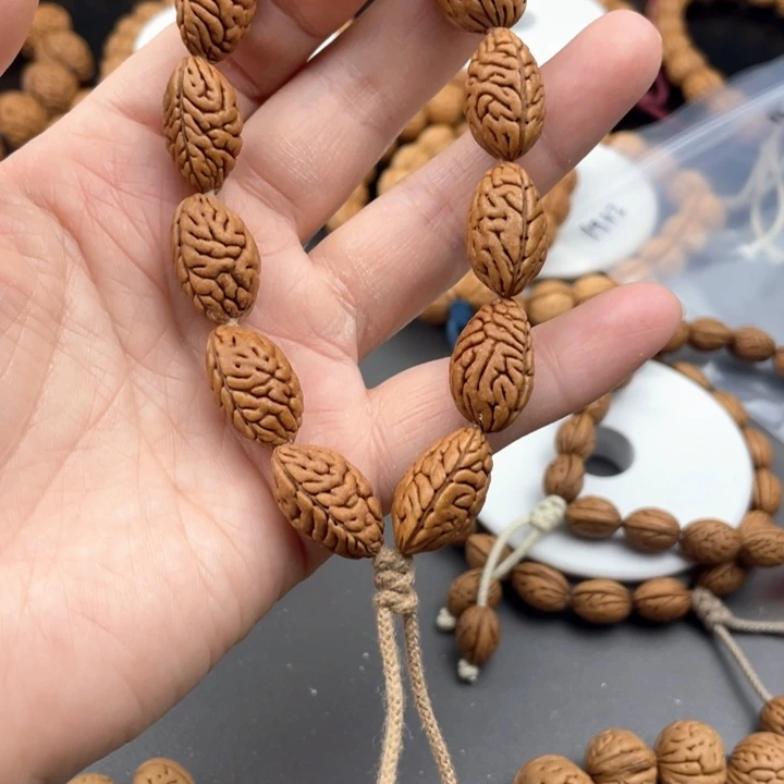 沉*默12尺寸野生桃核手持