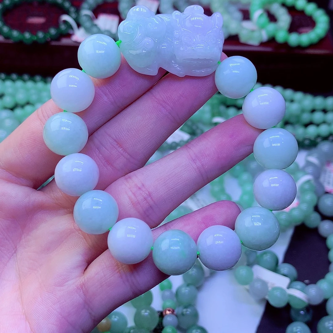 翡翠未镶嵌毛衣链