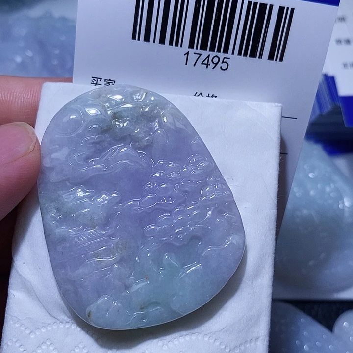 颈饰未镶嵌翡翠天光墟翡翠市场现金代购