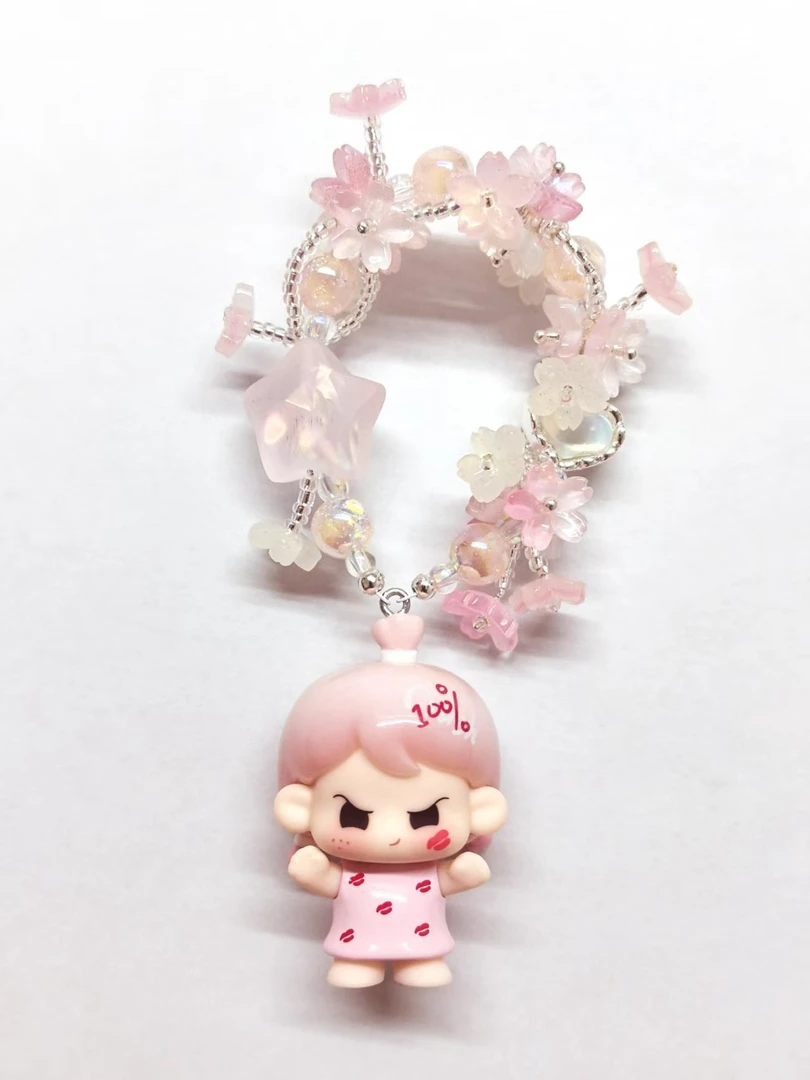 DIY手机链 手机链配件 材料女款手工可爱少女创意ins卡通